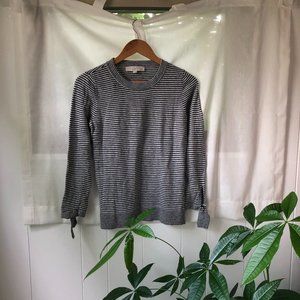 Black and White Striped Sweater NWOT